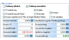 Schuldenbereinigungspaln